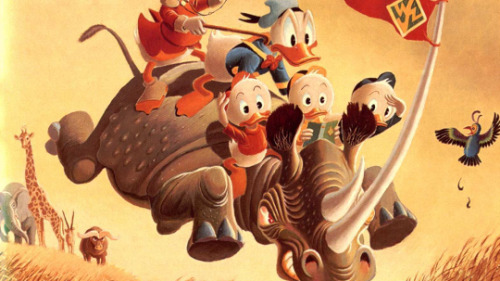 alicekaninchenbau: References to Carl Barks’ Work in the DuckTales Reboot Opening Cave of Ali 