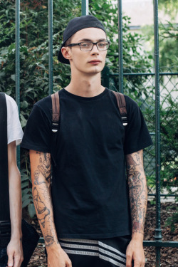 homme–models:  Simon Kotyk at PFW S/S