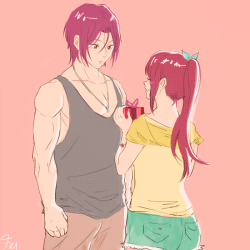 ringous:Rin can be quite affectionate when