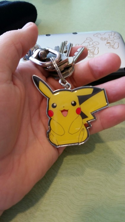 fullmetal-dickhead:pokemon-global-academy I bought this keychain when I got my copy of Alpha Sapphir