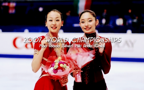 magicaleggplant:Double medals for Japanese ladies at the World Championships 