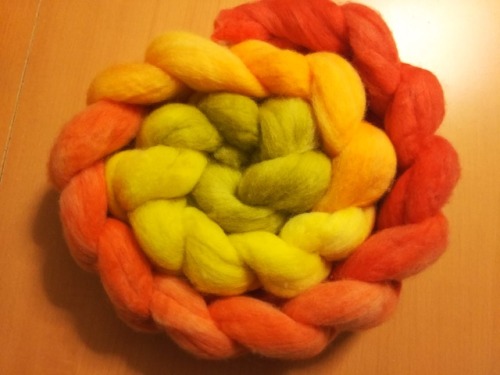 hand dyed and handspun by me 691 m , 192 g