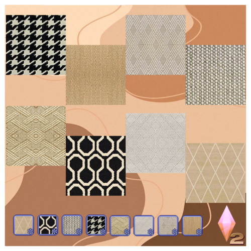 Hi everybody!Today I came to bring some more carpet options for your Sims that can be used as a floo