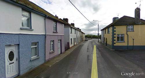 Colourful houses, Creel Street, Co. Kilkenny