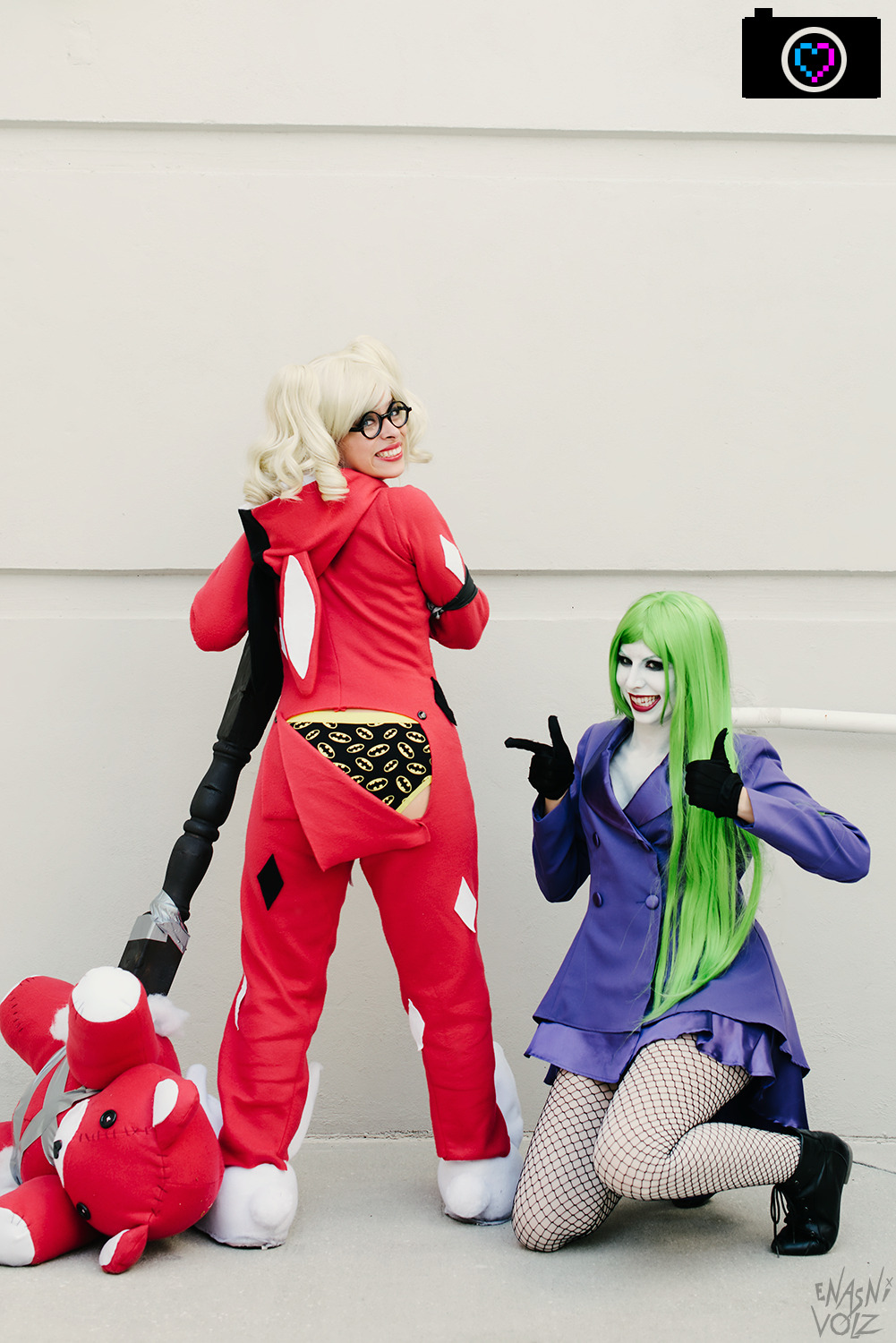 enasnivolzcosplay: Some old shots of my Pajama Party Harley Quinn costume, based