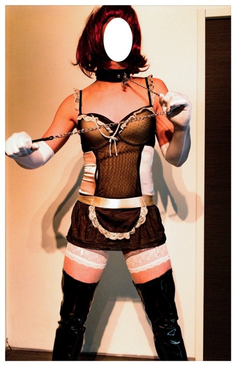 Grab my leash and make me your submissive maid… You can spank me if I’m not fast enough doing