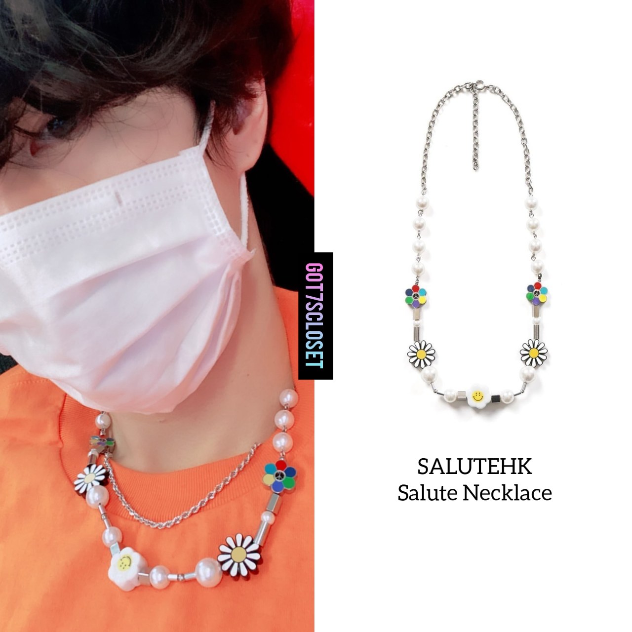MARK TUAN STYLE on X: ╔ #MARKtuanstyle ╗MONOGRAM CHARMS NECKLACE $422.30  USD ,, cr. @aciddrop0904 ,, #GOT7 #갓세븐 #마크 #Mark #Marktuan #streetstyle  #streetfashion  / X