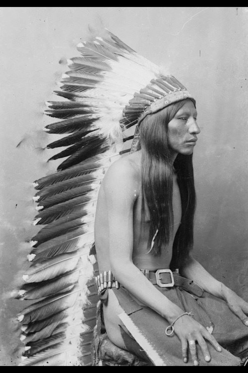 Arapaho man, Wyoming, 1898.