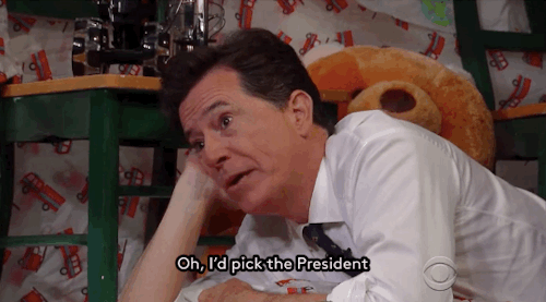 refinery29: Stephen Colbert had Michelle Obama on his show and it was totally awesome. Gifs: The Lat
