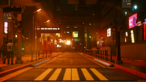 cyberpunk 2077 - crosswalk