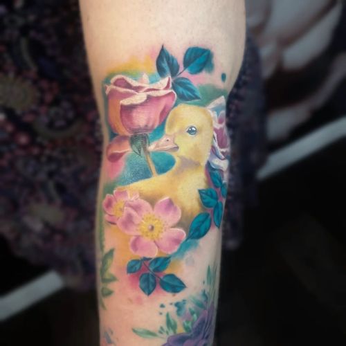  DucklingThis was definitely the cutest piece I’ve done in a while!A little duckling nestl