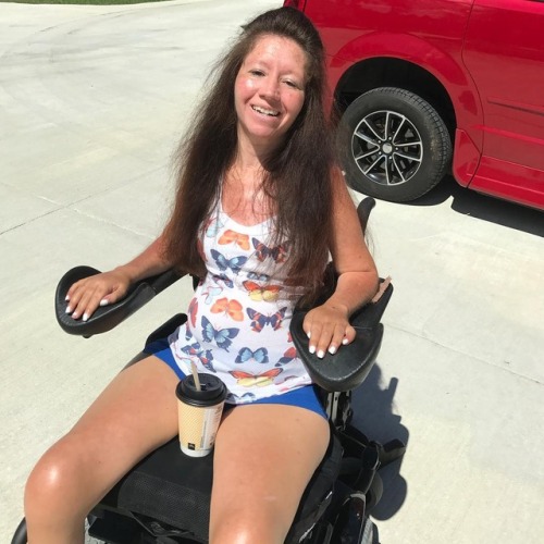 Quadriplegic with extremely atrophied legs