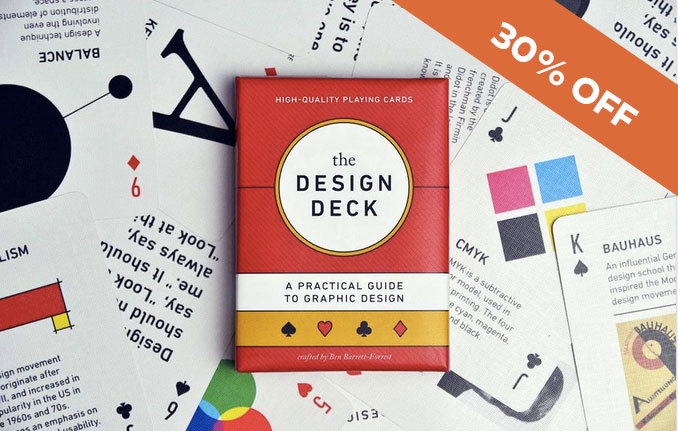 graphicdesignblg:  1 Day Only: The Design Deck: Playing Cards - 30% offLearn graphic