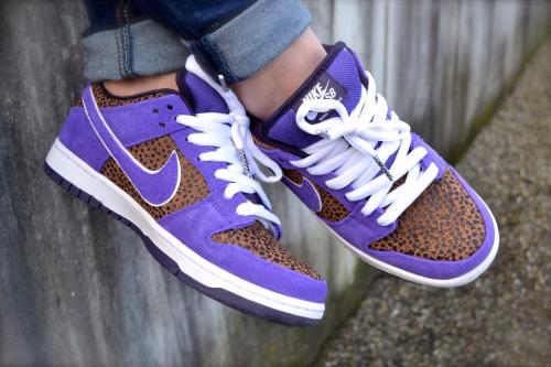 nike sb dunk low purple safari