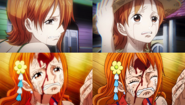 daily lunami 👒🍊στο X: just the moments when nami cries for