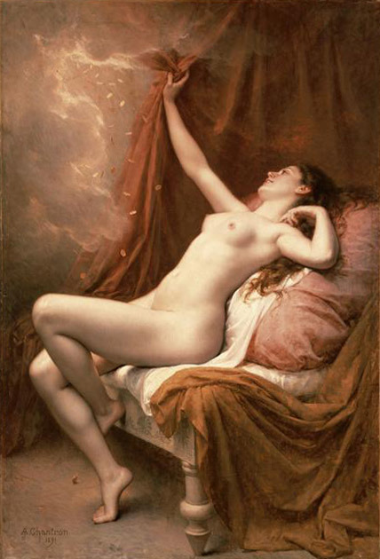 immortart:Alexandre Jaques Chantron, Danaë, 1891.