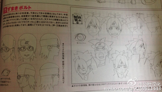 Masterpost sketches for Boruto the movie :
