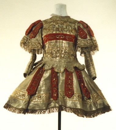 Costumes “à la Romain” originating from 18th century France. These costumes were used in variety sho