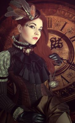 steampunk-hotties:  Steampunk time by Ha