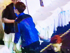 ixings:  Yixing bowed about 22 times to everyone before leaving the award show, even