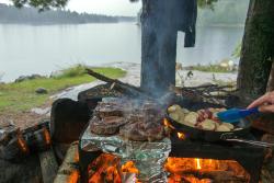 gentlemanfisherman:Dinner on iron.