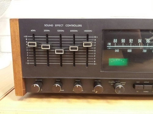 Jbn CR-8080 SE FM-AM Stereo Receiver, 1977. Identical/rebranded Lustre