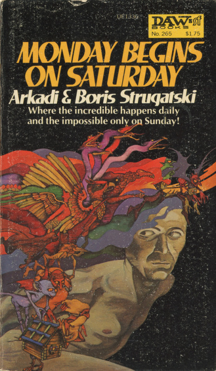 writersnoonereads:Arkady and Boris Strugatsky are probably the most famous Soviet-era science-fiction writers, but only recently have any of their numerous books come back into print in the US: Chicago Review Press published a new translation of Roadside