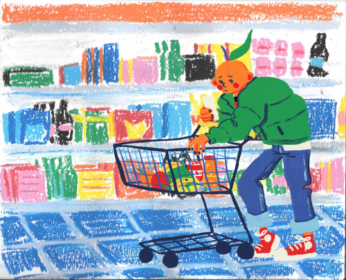 pygmypouter:lost in a supermarket