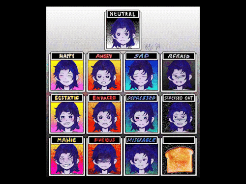 Heres Some Slightly Poor Quality Omori Emotion Charts For Tama And Qiu