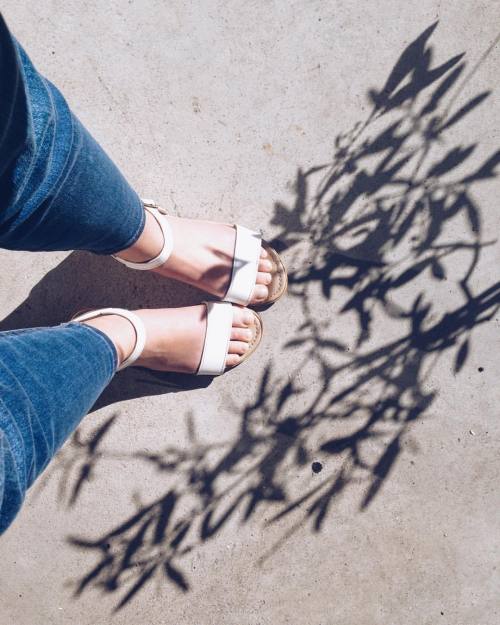 Beautifully sunny days are for sandals