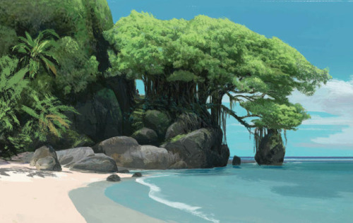 Visual development for Moana by Ryan Lang, Ian Gooding, Kevin Nelson, Andy Harkness, and Scott Watan