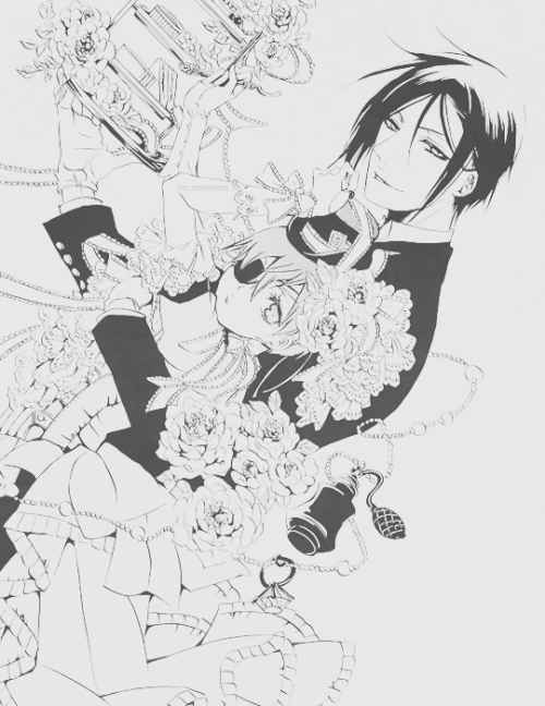 littledominus:Shina Himetsuka; 666 days / Sebastian Michaelis & Ciel Phantomhive 