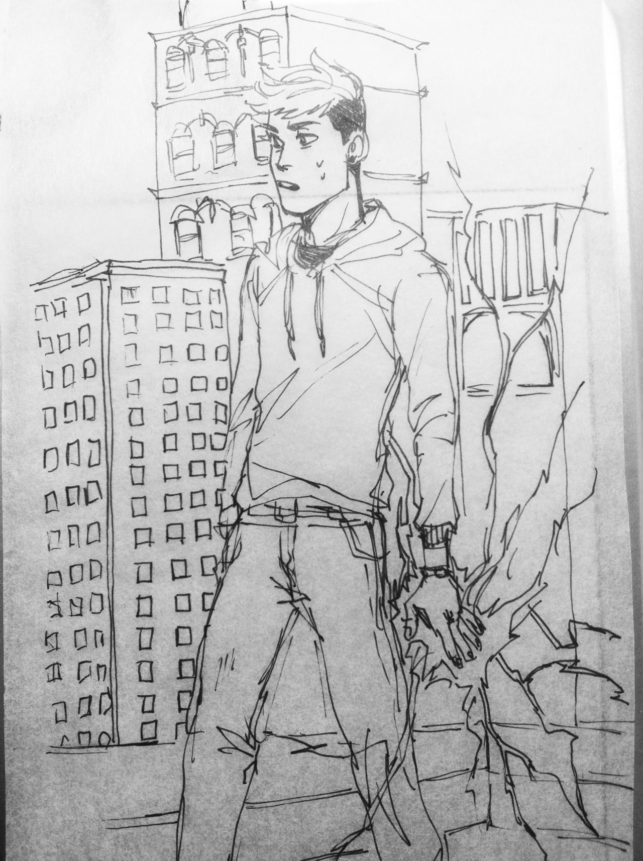 falloutboyonboy:  this is what i did instead of work during class oops superhero