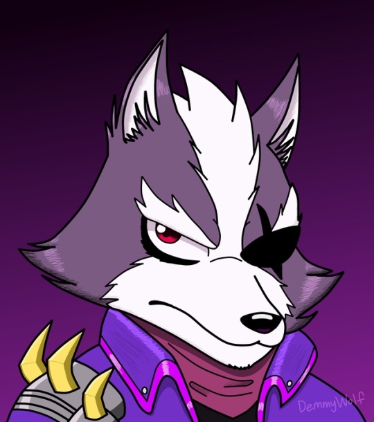 demmydementedwolf:  Wolf (now in color!)