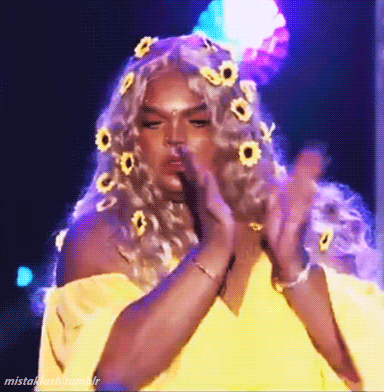 kandy muse // yellow, gorgeous RPDR 13.08