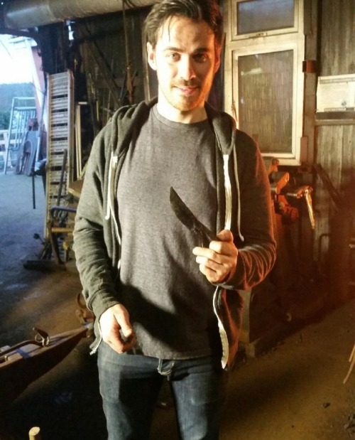 mayquita: colinodonoghue1 Great day today!! Made a knife and rams head poker with Finan Christi