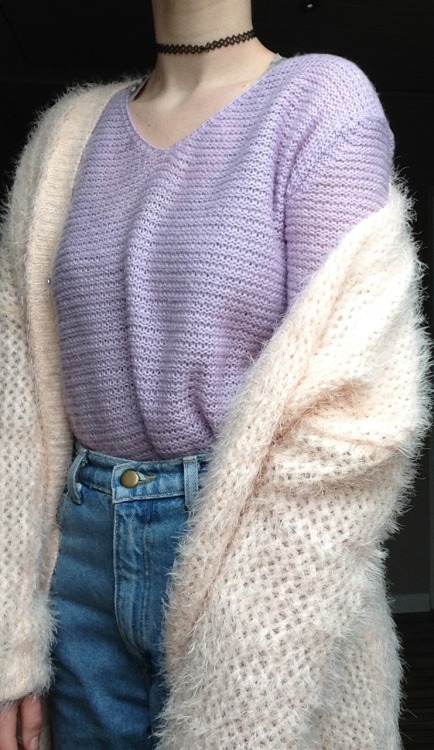 tokyosaesthetic:  marmonnement:02/12/2014les aventures de tricot pastel et les jean de maman  •more•