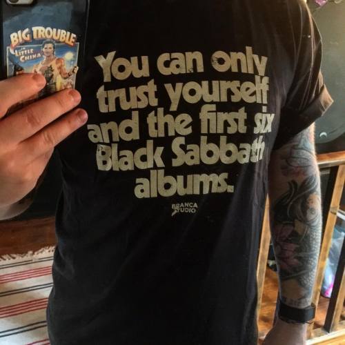 Words to live by…#Rollins #BrancaStudio #BlackSabbath