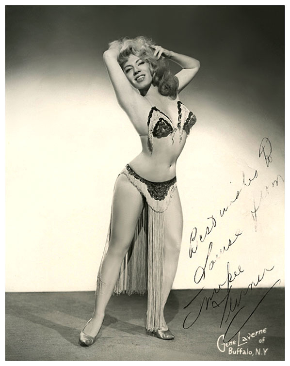 Smokee Turner     Vintage promo photo personalized to the mother of Burlesque emcee/entertainer,