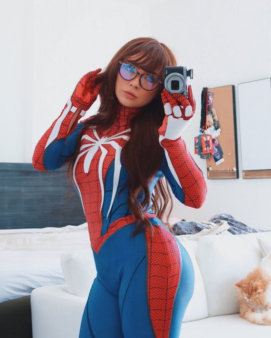 Spider-Man rule 63 cosplay by Caitlin Christine