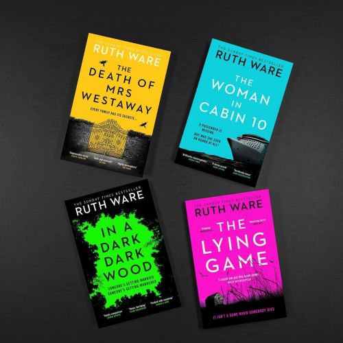 Our Ruth Ware back catalogue titles have had a bold and graphic redesign, swipe for close ups.  #boo