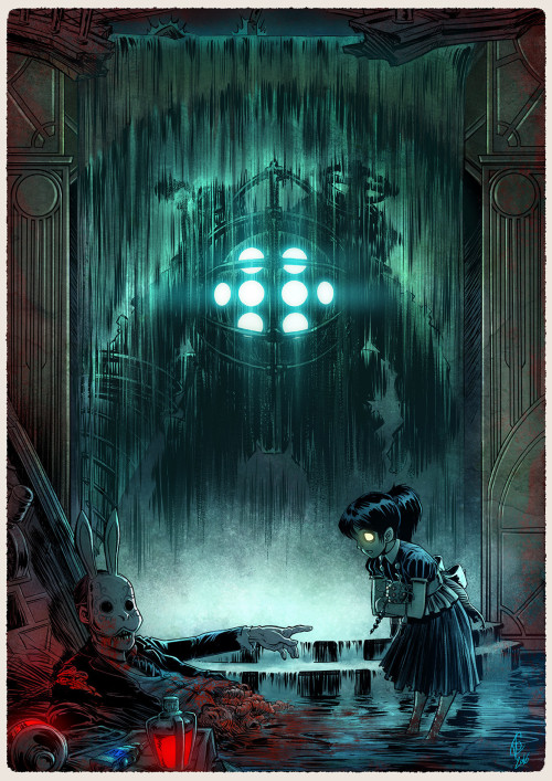 pixalry:   Video Game Illustrations - Created by Johann Corgié  You can follow this artist on Tumblr. 