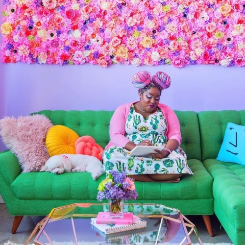 aestheticjunkyard:The colorful home of Amina Mucciolo