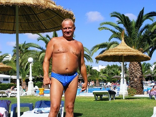 Mature speedo men