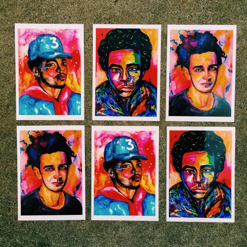 limited photographic art prints for sale !! (chance, gambino, &amp; matty)5x7 inch = $88x10 inch = $
