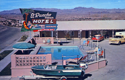 klappersacks:  El Rancho Parker Motel Parker AZ by Edge and corner wear on Flickr. 