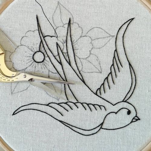 ️ . . . . . #modernembroiderymovement #embroideryhoop #craftsfeed #conteporarycraft #handmadeparade 