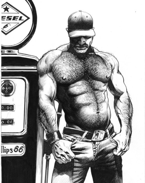Real men drawings