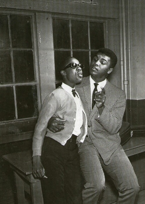 Stevie Wonder and Mohammed Ali