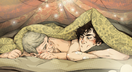 cumber-porn:sweetlittlekitty:Sherlock and John built a sexy fort~this is so adorable